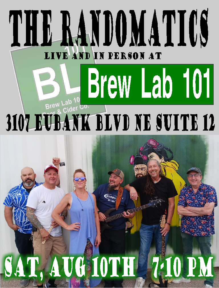 The Randomatics live at the Albuquerque Brew Lab