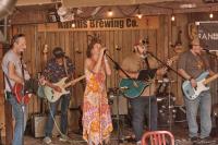 The band preforming