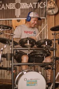 James on Drums