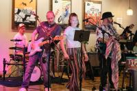 James, Vic, Rebecca and Stoney on stage