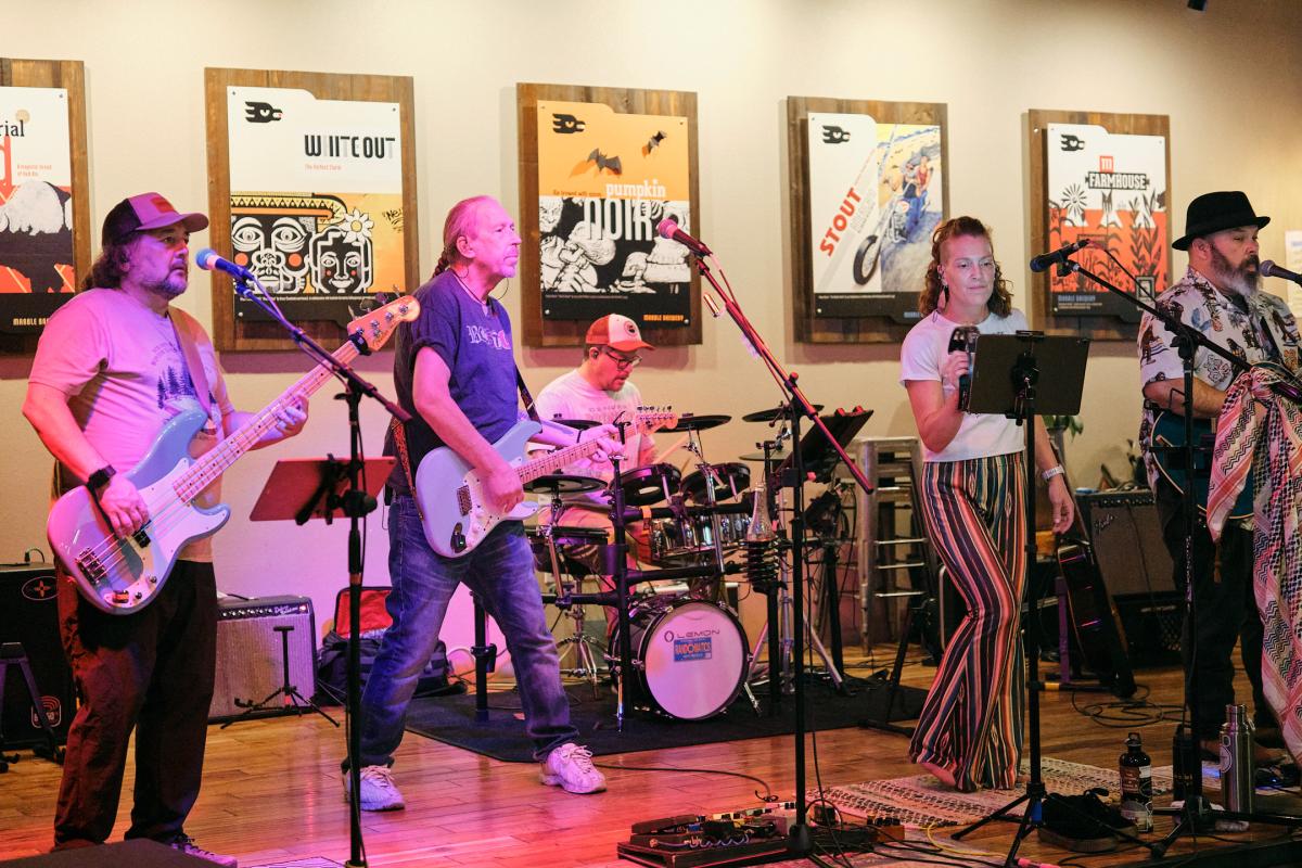 Mark, Vic, James, Rebecca and Stoney