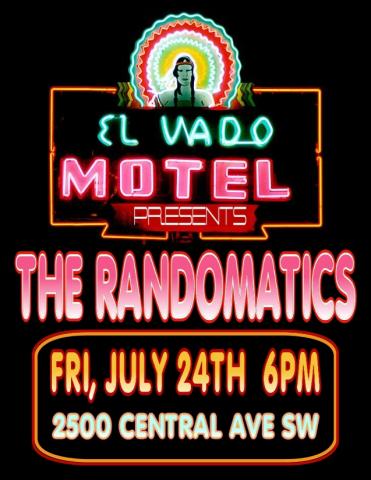 Neon sign with the show information